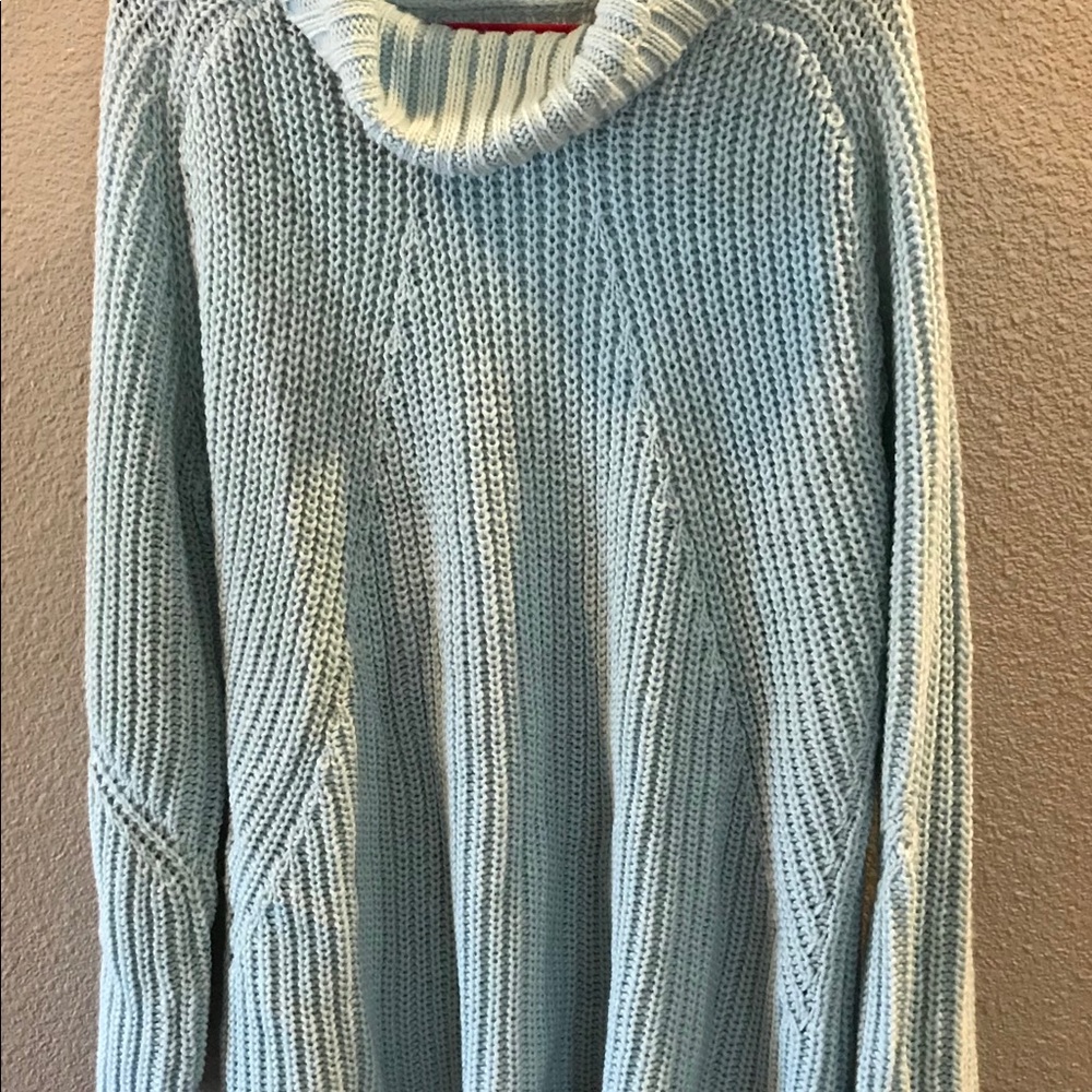 Stunning Soft Blue Knit Tunic! Ellos! New W/O tags